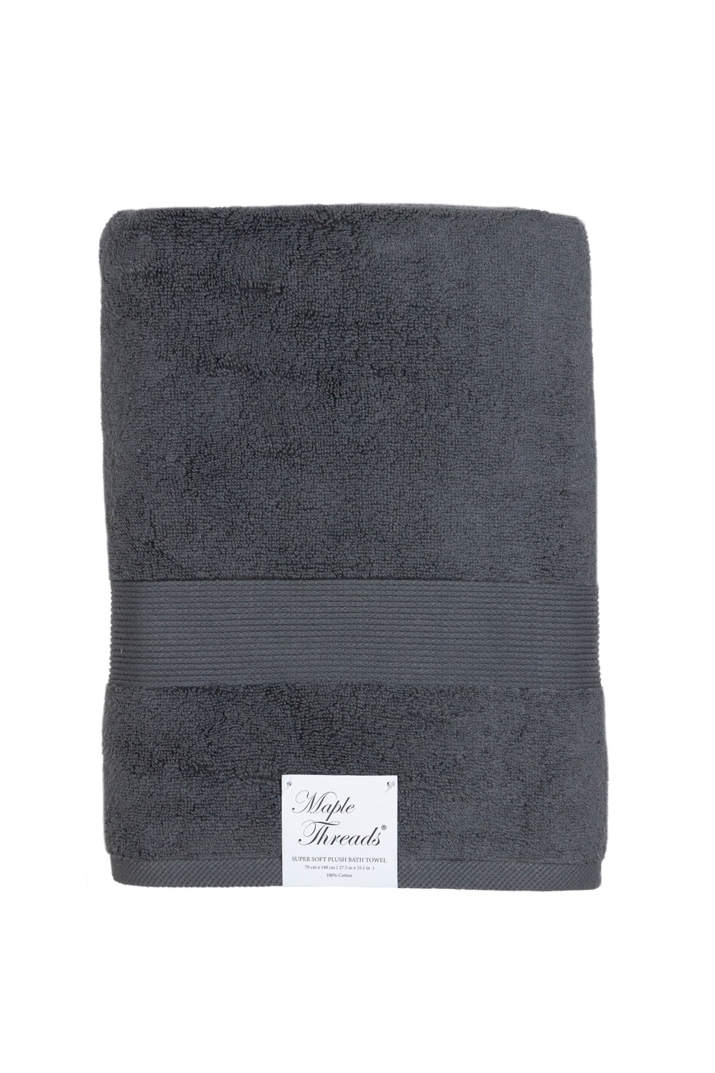 Beige Bath Towel - Super Soft Plush Bath Towel- 70 x 140 cm